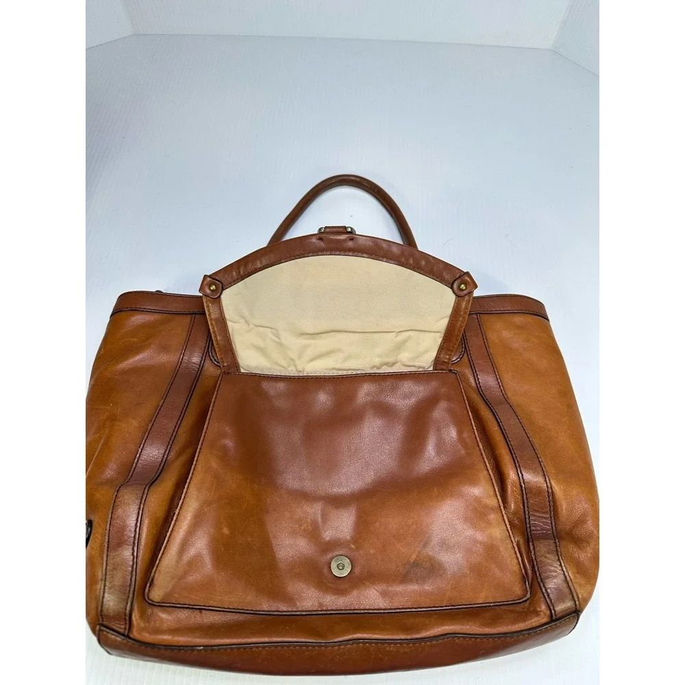 Cole Haan Paige H06 British Tan or Brown Leather Satchel